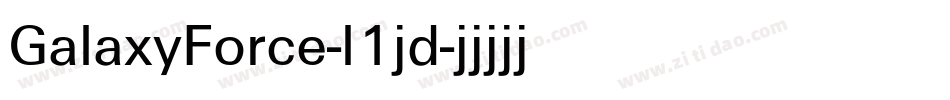 GalaxyForce-l1jd字体转换