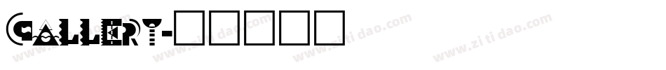 Gallery字体转换