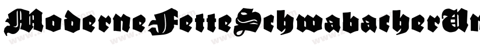 ModerneFetteSchwabacherUnz1aItalic-MOjv字体转换