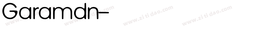 Garamdn字体转换