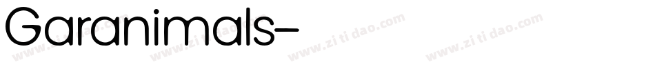 Garanimals字体转换