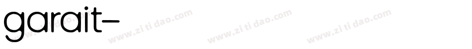 garait字体转换