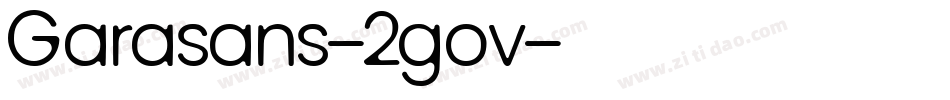 Garasans-2gov字体转换