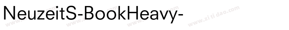 NeuzeitS-BookHeavy字体转换
