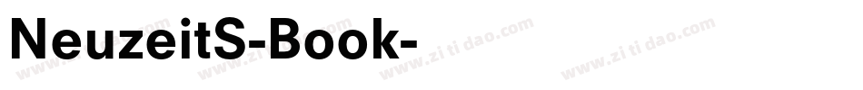 NeuzeitS-Book字体转换