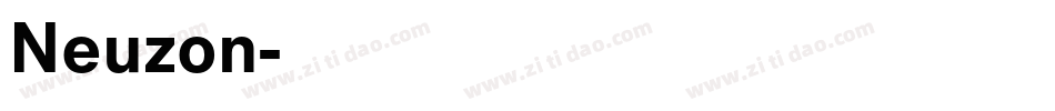 Neuzon字体转换