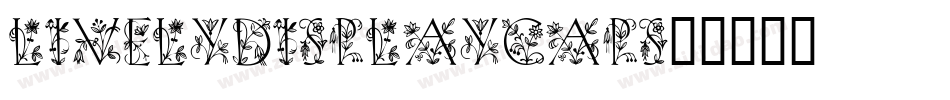 LivelyDisplayCaps字体转换