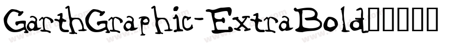 GarthGraphic-ExtraBold字体转换