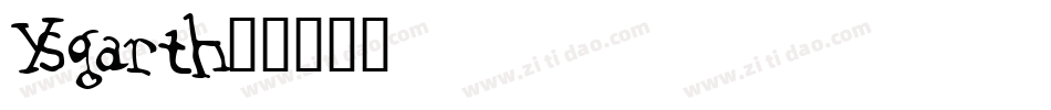 Ysgarth字体转换