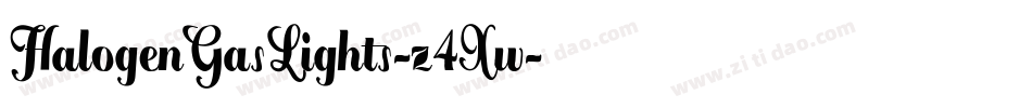 HalogenGasLights-z4Xw字体转换