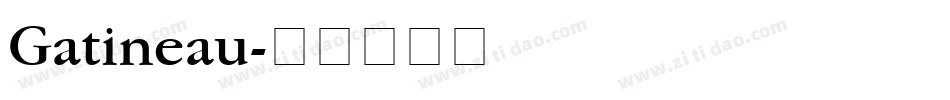 Gatineau字体转换