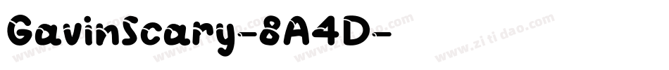 GavinScary-8A4D字体转换
