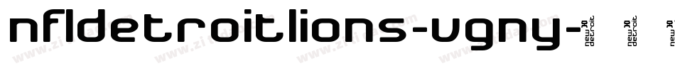 NflDetroitLions-vGny字体转换
