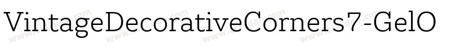 VintageDecorativeCorners7-GelO字体转换