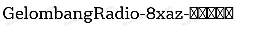 GelombangRadio-8xaz字体转换
