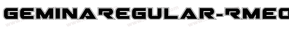 GeminaRegular-RmEo字体转换
