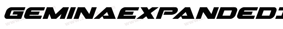 GeminaExpandedItalic-vwD7字体转换