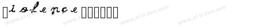 Violence字体转换