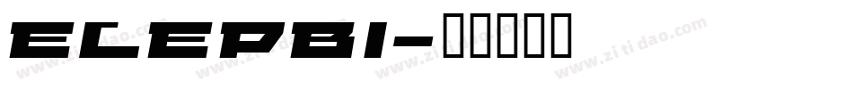 ELEPBI字体转换
