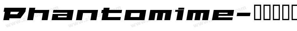Phantomime字体转换