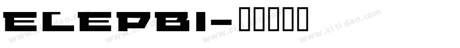 ELEPBI字体转换