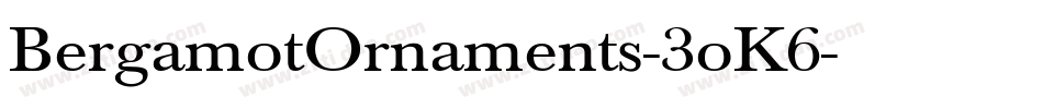 BergamotOrnaments-3oK6字体转换