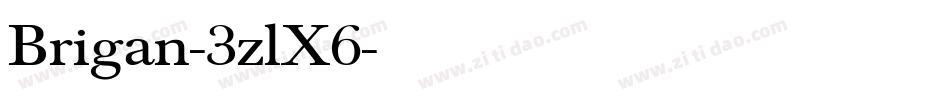 Brigan-3zlX6字体转换