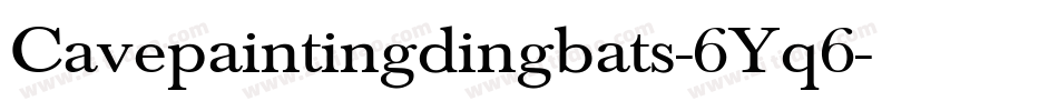 Cavepaintingdingbats-6Yq6字体转换