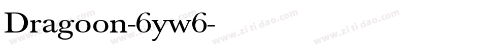 Dragoon-6yw6字体转换
