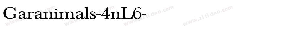 Garanimals-4nL6字体转换