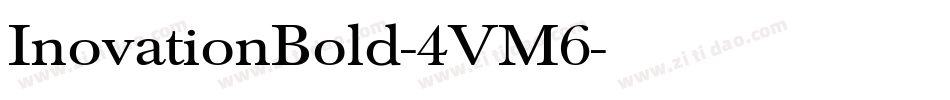 InovationBold-4VM6字体转换