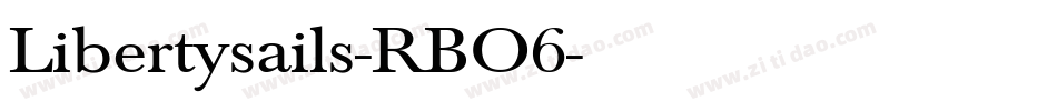 Libertysails-RBO6字体转换