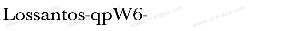 Lossantos-qpW6字体转换