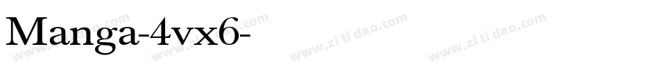 Manga-4vx6字体转换