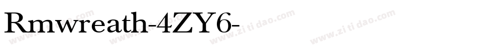 Rmwreath-4ZY6字体转换