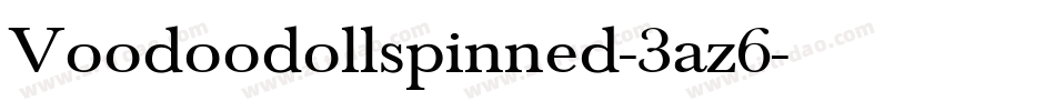 Voodoodollspinned-3az6字体转换