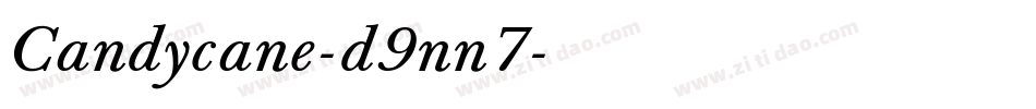 Candycane-d9nn7字体转换