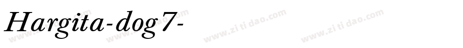 Hargita-dog7字体转换