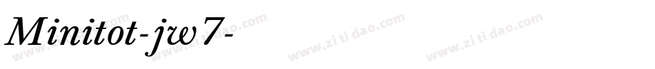 Minitot-jw7字体转换