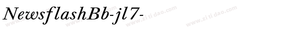 NewsflashBb-jl7字体转换