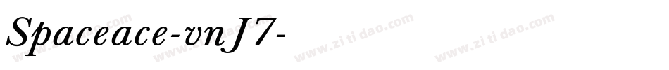 Spaceace-vnJ7字体转换