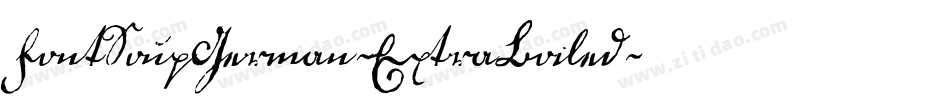 FontSoupGerman-ExtraBoiled字体转换