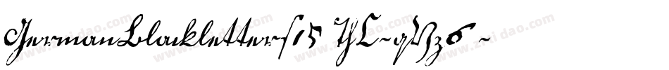 GermanBlackletters15ThC-qYz6字体转换