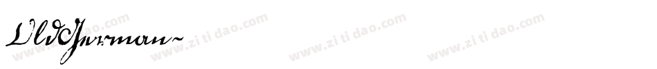 OldGerman字体转换