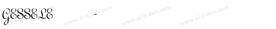 GESSELE手机版字体转换