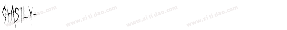 Ghastly字体转换