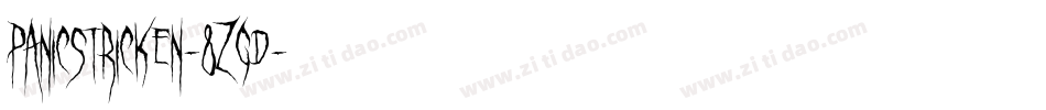 Panicstricken-8zgD字体转换