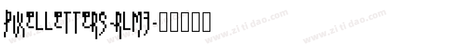 Pixelletters-RLm3字体转换