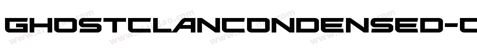 GhostClanCondensed-O03A字体转换