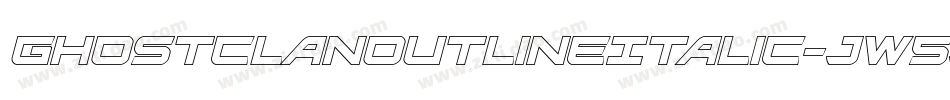 GhostClanOutlineItalic-jw5j字体转换 GhostClanOutlineItalic-jw5j字体转换